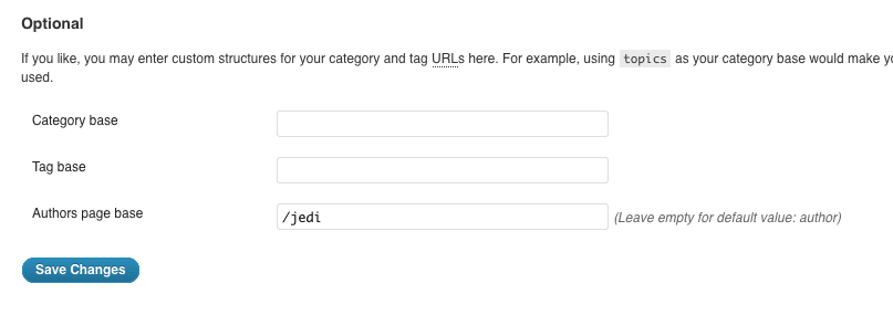 Base de l'url auteur