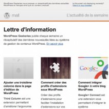 Newsletter geekeries.fr